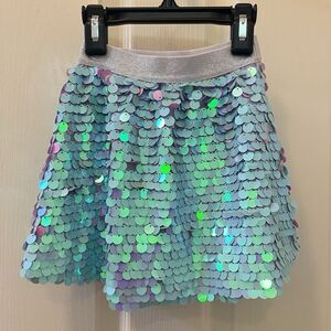 Hatley Opalescent Purple Sequin Skirt Girls Size 3